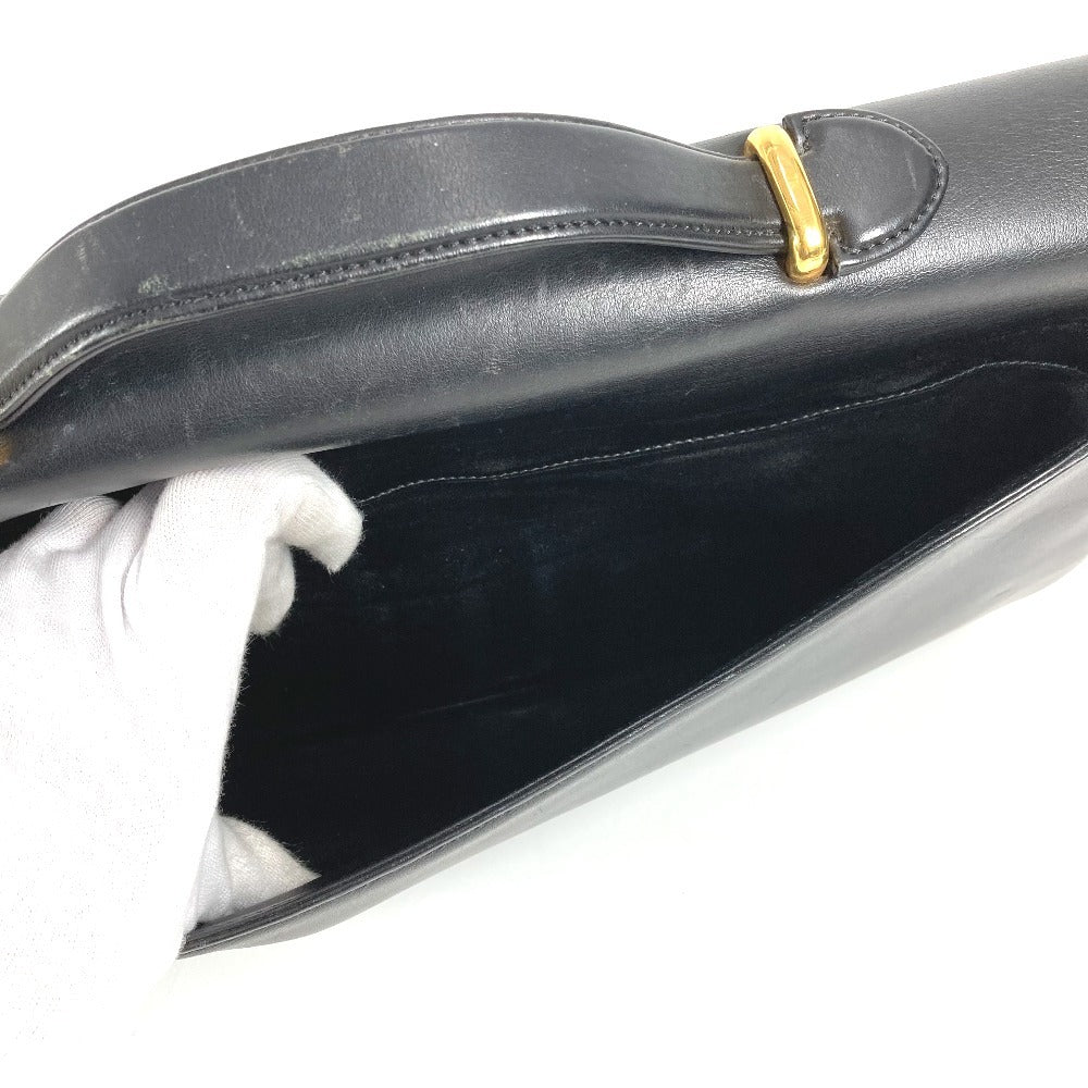 CARTIER パンテール ロゴ カバン ハンドバッグ トートバッグ ビジネスバッグ レザー ユニセックス ブラック