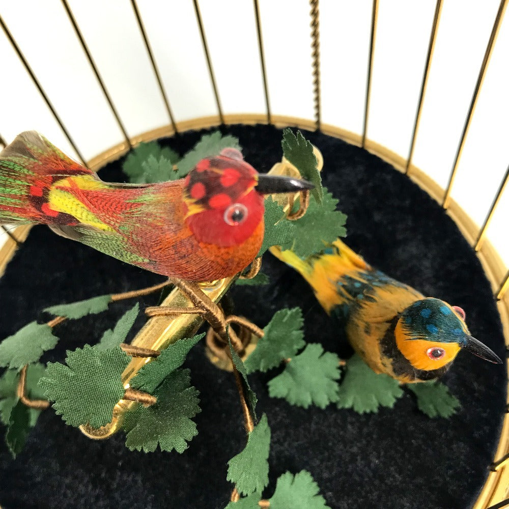 REUGE AXO.90.7005.002 Voliere de la Cour SINGING BIRDS シンキングバード オルゴール インテリア アンティーク調 置物 置き物 オブジェ ユニセックス ゴールド