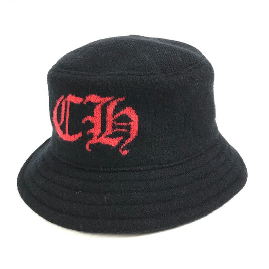 CHROME HEARTS Knit Hat CH Logo Hat Bucket Hat Bob Hat Hat Cashmere Unisex Black