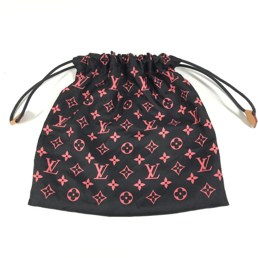 LOUIS VUITTON MP2279 Monogram Pouch Only pouch accessory Drawstring pouch Pouch Silk Unisex Black