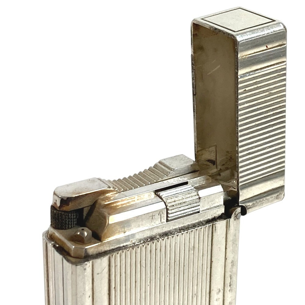 S.T. Dupont Line 1 Long Smoking Accessory Tobacco Cigarette Lighter Metal Unisex Silver