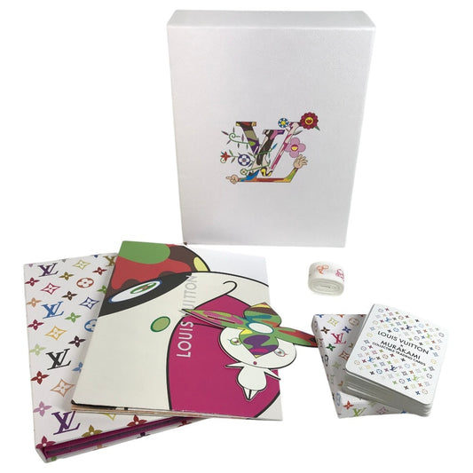 LOUIS VUITTON Takashi Murakami LV×TM Monogram Multicolore Trading Card Case & Card Set Customer Exclusive Not for Sale Novelty File Card Holder Stationery Card Case Paper Unisex Multicolor