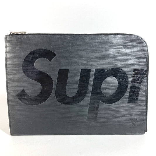 LOUIS VUITTON M67754 Epi Supreme Pochette Jour GM Black clutch bag pouch clutch bag Epi leather men's Noir Black