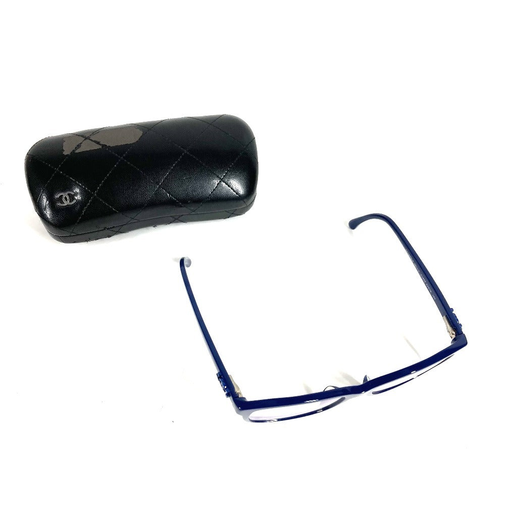 CHANEL 3311-A CC Logo CC Mark glasses glasses eyewear glasses glasses Plastic blue Used