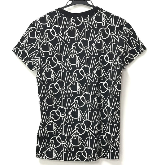 MONCLER Logo pattern T-SHIRT GIROCOLLO SS T-SHIRT Apparel short sleeve tops Short sleeve T-shirt cotton Black/White Used