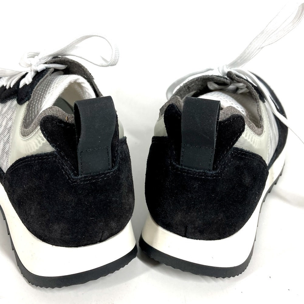 Dior Trotter Logo Shoes Sneakers Lace-up Suede Kids Black