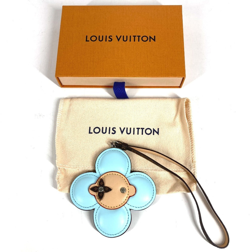 LOUIS VUITTON M02858 モノグラム バッグチャームヴィヴィエンヌ ストラップ チャーム キーホルダー バッグチャーム モノグラムキャンバス ユニセックス ブルー