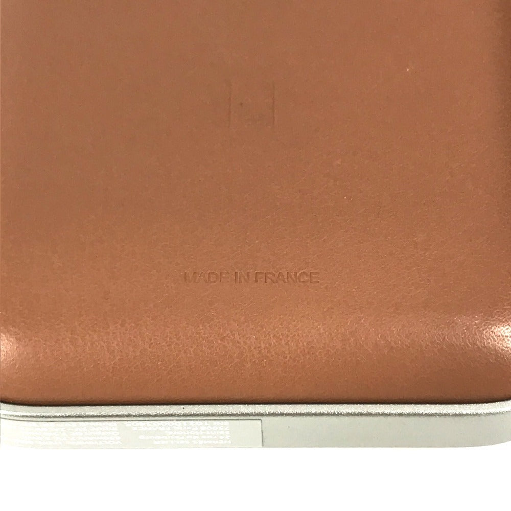 HERMES interior Volt'H Mini Charger Mobile battery Miscellaneous goods Leather Brown Used