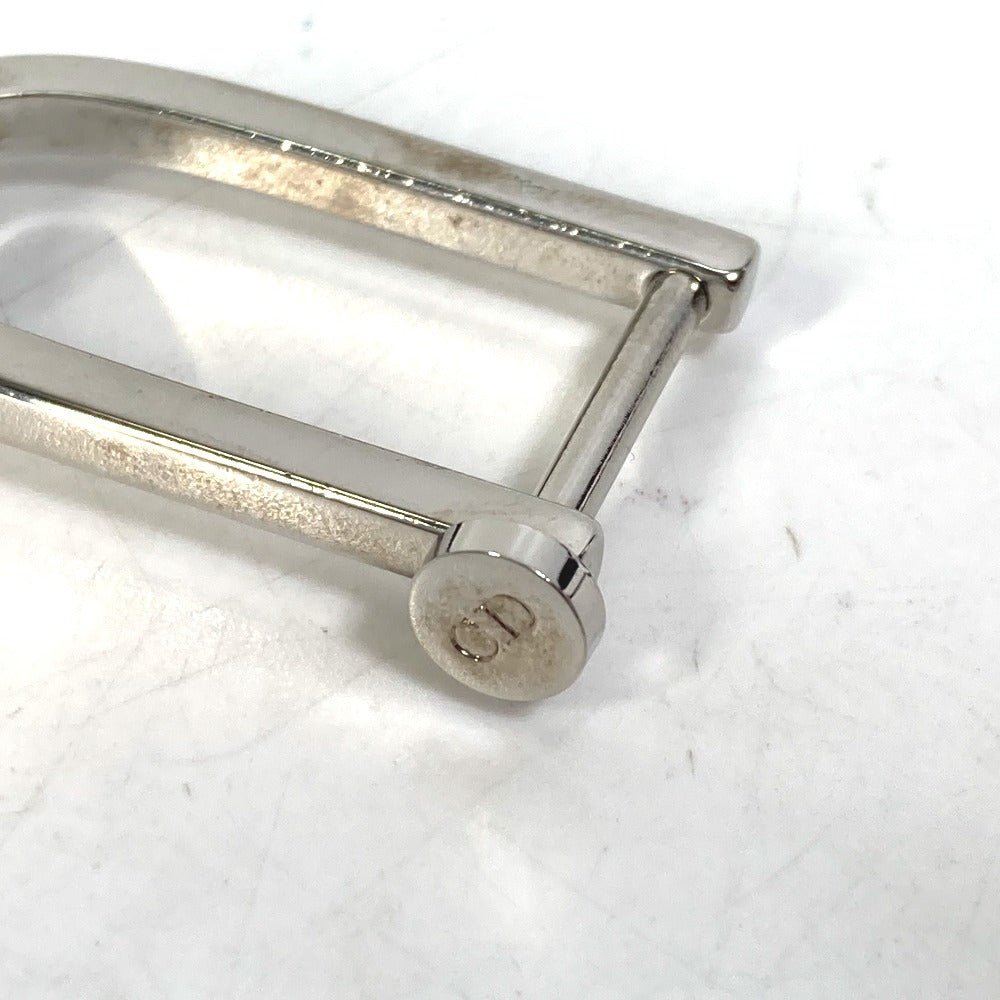 Dior Trotter CD Logo Keychain Bag Charm Key Ring Charm Canvas/Leather Women's Navy