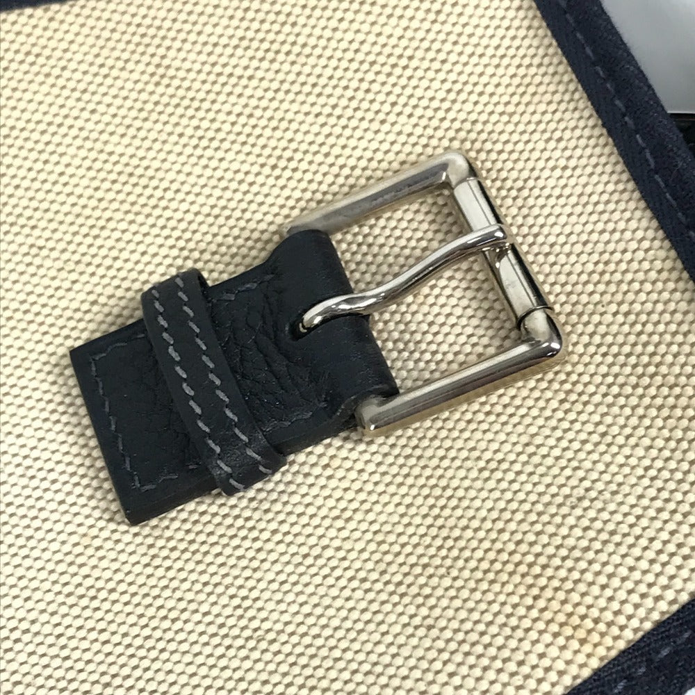 HERMES Rocaval Backpack, 2-Way Bag, Handbag, Rucksack, Toile H, Unisex, Beige
