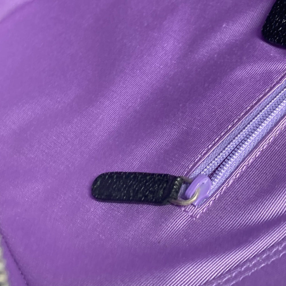 BVLGARI ロゴマニア ラメ バイカラー トートバッグ 肩掛け ハンドバッグ キャンバス/レザー レディース - brandshop-reference