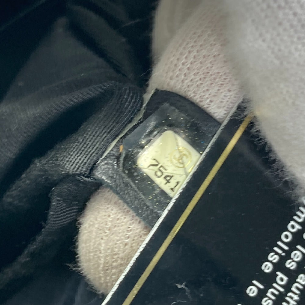 CHANEL CC ココマーク マトラッセ キルティング Wチェーン トートバッグ カバン ショルダーバッグ キャビアスキン レディース ブラック - brandshop-reference