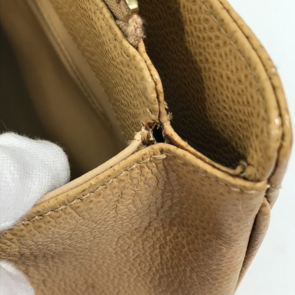 CHANEL Chevron V-Stitch Vintage Tote Bag, Caviar Leather, Beige