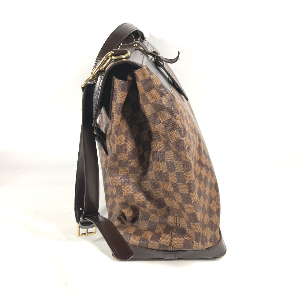 LOUIS VUITTON N41130 Damier West End PM Crossbody Tote Bag, Boston Bag, Shoulder Bag, 2-Way Bag, Handbag, Damier Canvas, Women's, Ebene Brown