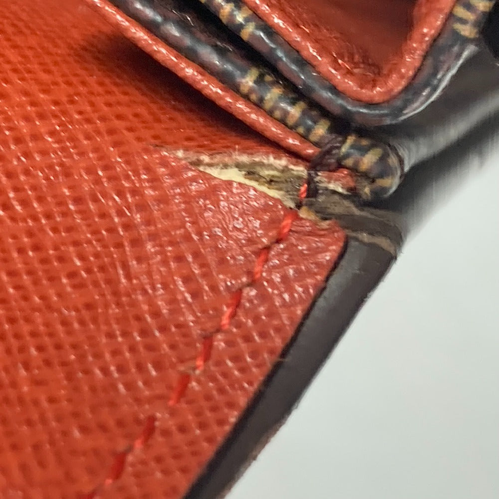 LOUIS VUITTON N51160 ダミエ トライベッカ・ロン フラップ 肩掛け カバン ショルダーバッグ ダミエキャンバス レディース エベヌ ブラウン