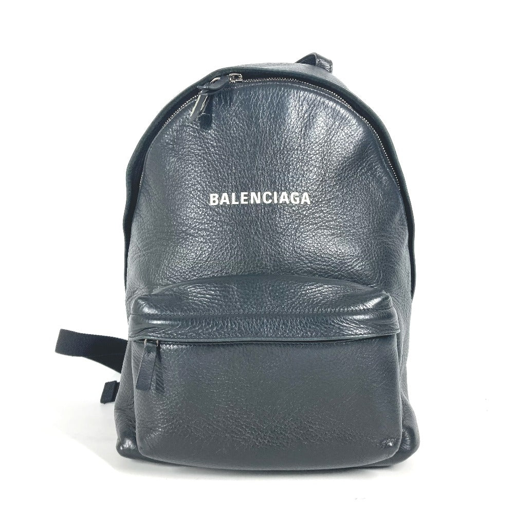 BALENCIAGA 552379 エブリデイ ロゴ カバン バックパック リュックサック レザー メンズ | brandshop-reference