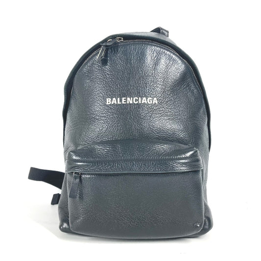 BALENCIAGA 552379 エブリデイ ロゴ カバン バックパック リュックサック レザー メンズ - brandshop-reference