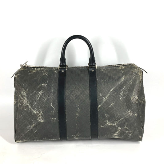 LOUIS VUITTON N41415 Damier Carbon Keepall 45 Travel Bag, Canvas Boston Bag, Men's, Noir Black