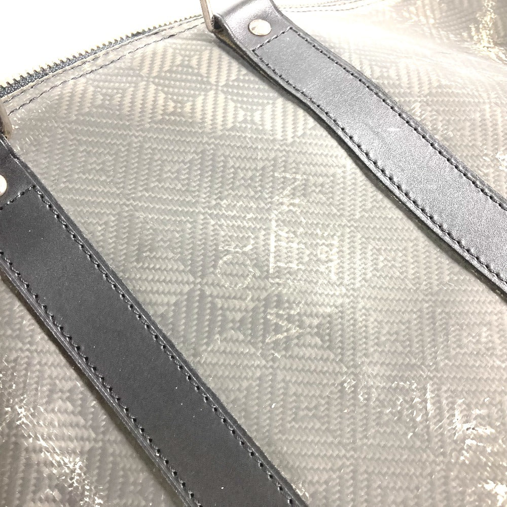 LOUIS VUITTON N41415 Damier Carbon Keepall 45 Travel Bag, Canvas Boston Bag, Men's, Noir Black