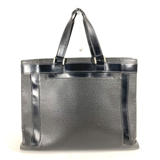 LOUIS VUITTON M31022 Taiga Kasbeck PM Tote Bag, Business Bag, Handbag, Taiga Leather, Men's, Ardoise, Black
