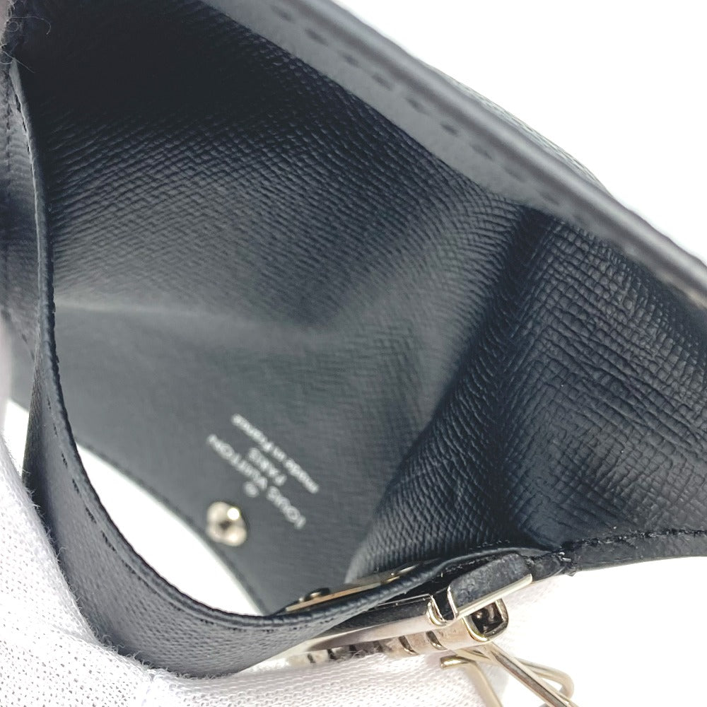 LOUIS VUITTON N62662 Damier Graphite Multicle 6 Key Case with 6 Keys, Damier Graphite Canvas, Men's, Black