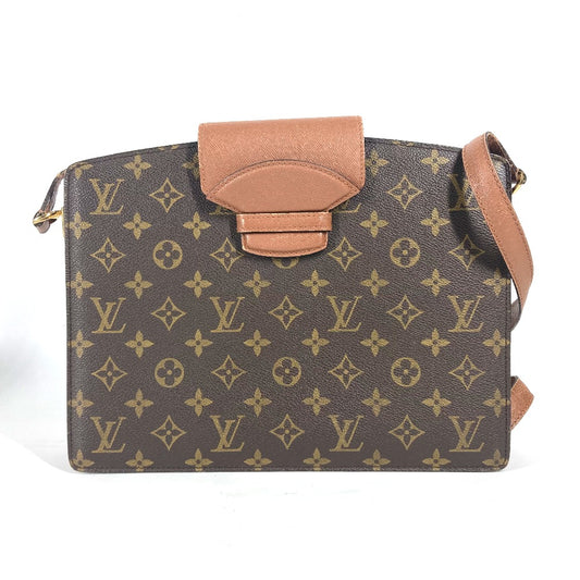 LOUIS VUITTON M51375 Monogram Courcelle Shoulder Bag, Vintage, Crossbody, Monogram Canvas, Brown, Women's
