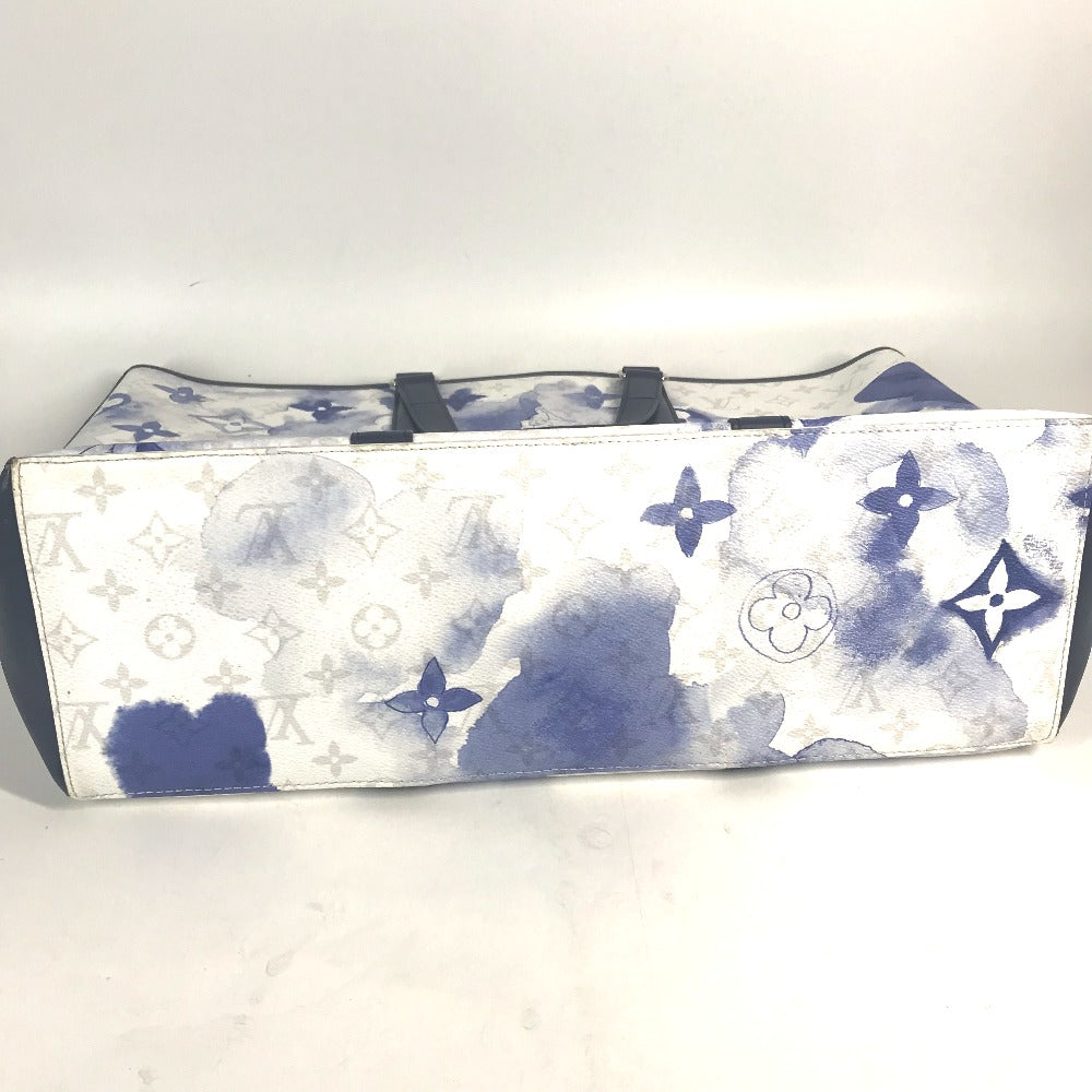 LOUIS VUITTON M45755 モノグラムウィークエンド トート GM トートバッグ カバン 肩掛け ショルダーバッグ モノグラムキャンバス メンズ ブルー - brandshop-reference