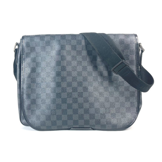 LOUIS VUITTON N58033 ダミエグラフィット ダニエルGM フラップ カバン メッセンジャーバッグ 斜め掛け バッグ ショルダーバッグ ダミエグラフィットキャンバス メンズ ブラック - brandshop-reference