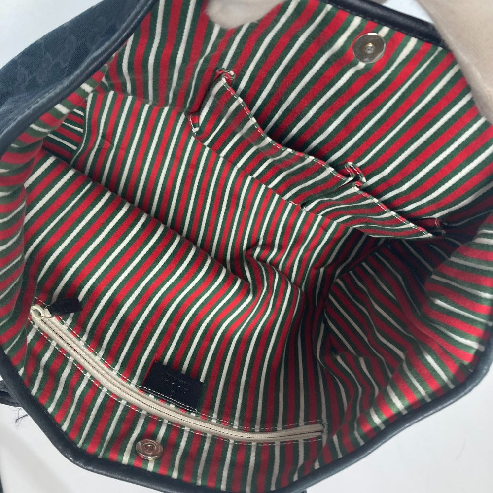 GUCCI 169946 ニューブリット GGロゴ カバン トートバッグ 肩掛け ショルダーバッグ GGキャンバス/レザー レディース - brandshop-reference
