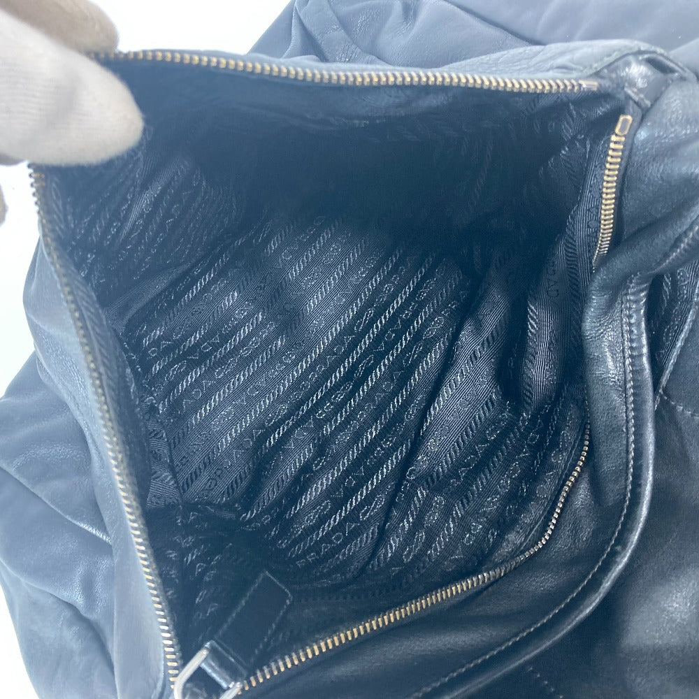 PRADA VA0942 ロゴ 縦型 トートバッグ カバン 肩掛け ショルダーバッグ レザー レディース - brandshop-reference