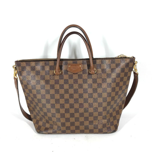 LOUIS VUITTON N63169 Damier Belmont Bag, Handbag, Tote Bag, 2-Way Bag, Shoulder Bag, Damier Canvas, Women's, Brown