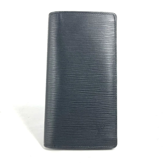 LOUIS VUITTON M60622 エピ ポルトフォイユ・ブラザ ロングウォレット 2つ折り 長財布 エピレザー ユニセックス ノワール ブラック - brandshop-reference