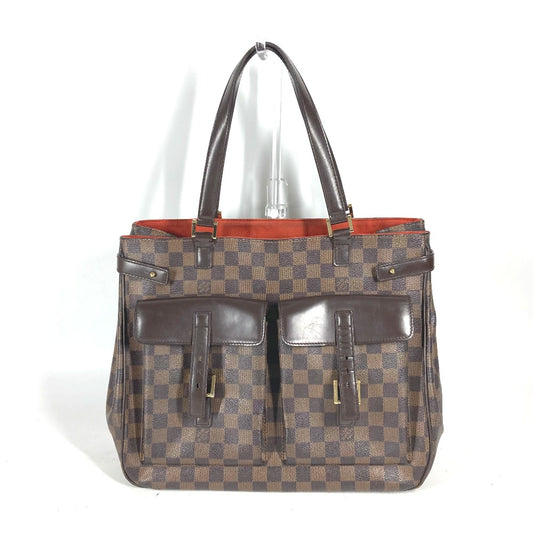 LOUIS VUITTON N51128 ダミエ ユゼス カバン トートバッグ 肩掛け ショルダーバッグ ダミエキャンバス レディース エベヌ ブラウン - brandshop-reference