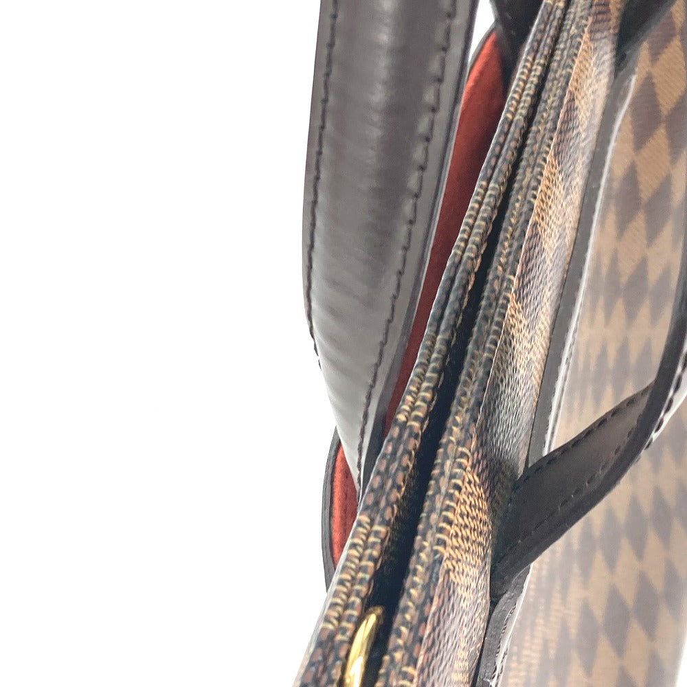 LOUIS VUITTON N51123 Monogram Parioli PM Shoulder Bag/Tote Bag in Damier Canvas, Brown, Women's Ebene