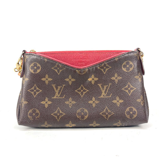 LOUIS VUITTON M41638 モノグラム パラスクラッチ カバン 3WAYバッグ クラッチバッグ チェーンバッグ ショルダーバッグ モノグラムキャンバス レディース レッド - brandshop-reference