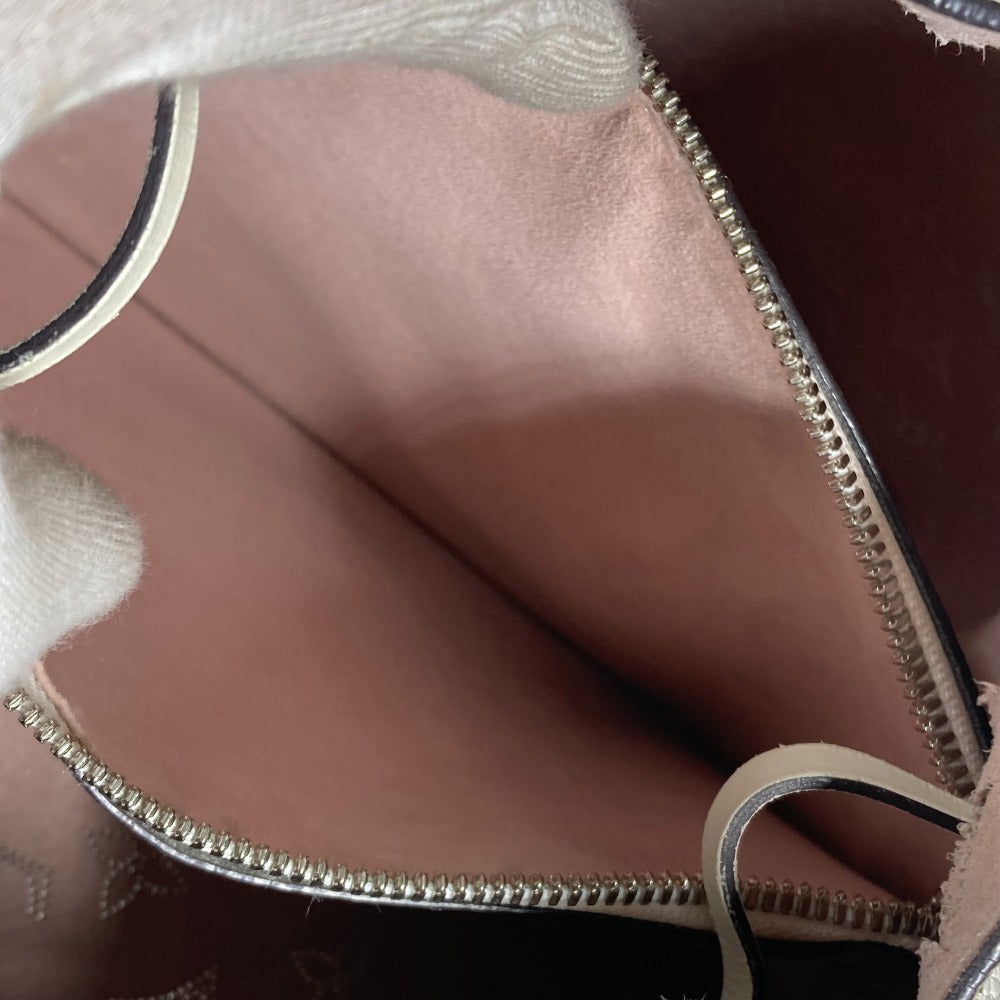 LOUIS VUITTON M58483 Monogram Mahina Muria Bag, 2-Way Bag, Crossbody Handbag/Shoulder Bag, Monogram Mahina Leather, Women's, Bron White