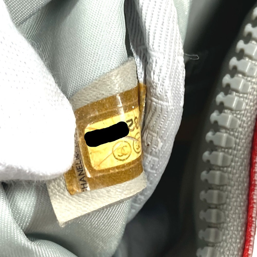 CHANEL スポーツ ロゴ ミニ カバン 筒型 肩掛け ポーチ ショルダーバッグ ナイロン レディース ホワイト - brandshop-reference