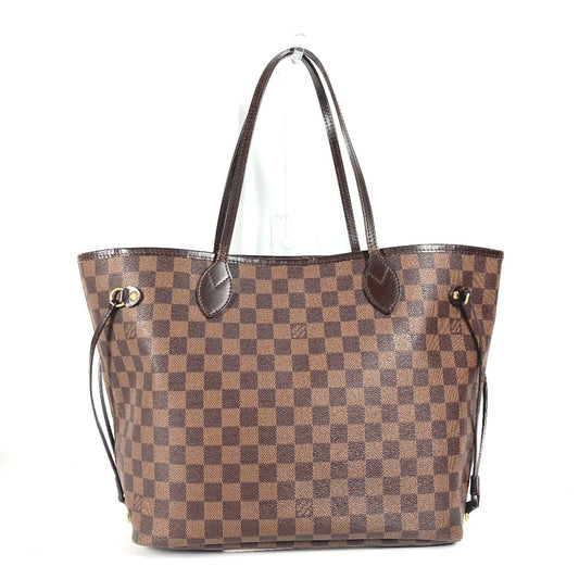 LOUIS VUITTON N51105 ダミエ ネヴァーフルMM カバン トートバッグ 肩掛け ショルダーバッグ ダミエキャンバス ユニセックス エベヌ ブラウン - brandshop-reference