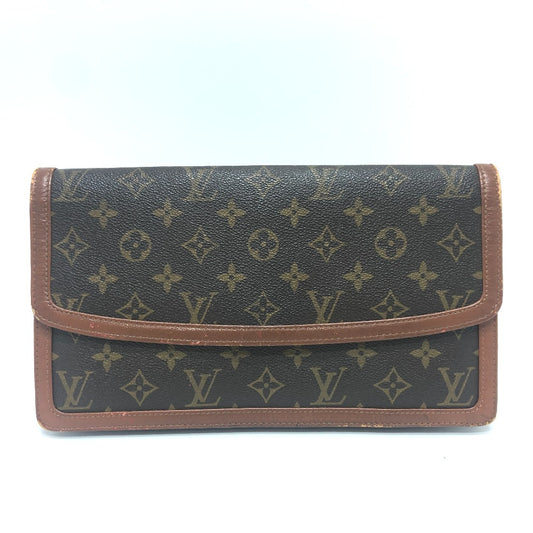 LOUIS VUITTON M51810 モノグラム ポシェットダムGM バック カバン ポーチ セカンドバッグ クラッチバッグ モノグラムキャンバス レディース ブラウン
