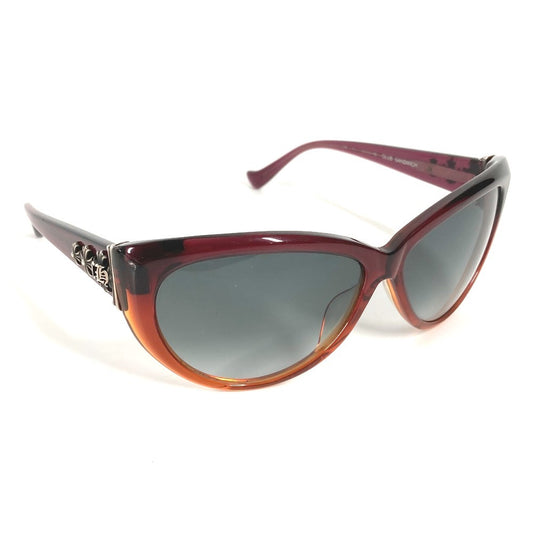 CHROME HEARTS CH ロゴ club sandwich めがね メガネ アイウェア 眼鏡 サングラス プラスチック ユニセックス ブラウン - brandshop-reference