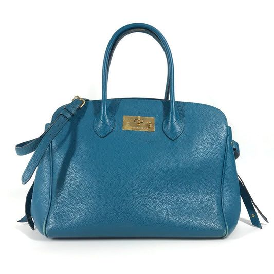 LOUIS VUITTON M55023 ミラMM カバン 2WAYバッグ ショルダーバッグ 肩掛け トートバッグ トリヨンレザー レディース コルヴェール ブルー