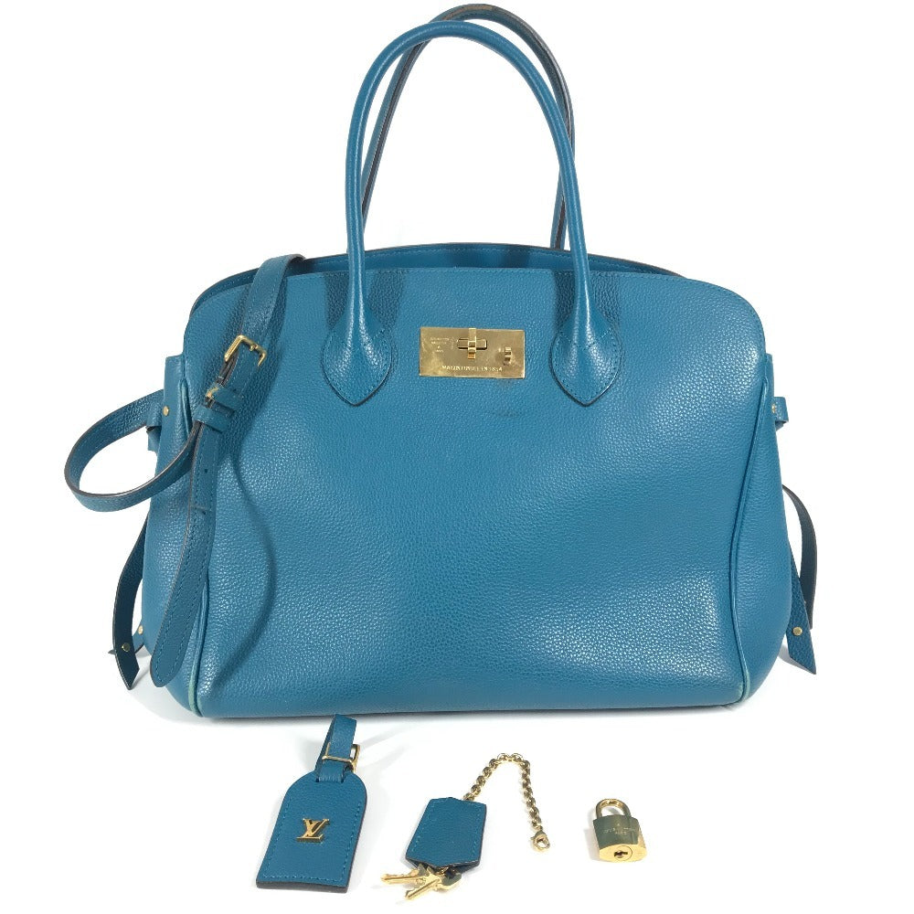 LOUIS VUITTON M55023 ミラMM カバン 2WAYバッグ ショルダーバッグ 肩掛け トートバッグ トリヨンレザー レディース コルヴェール ブルー - brandshop-reference