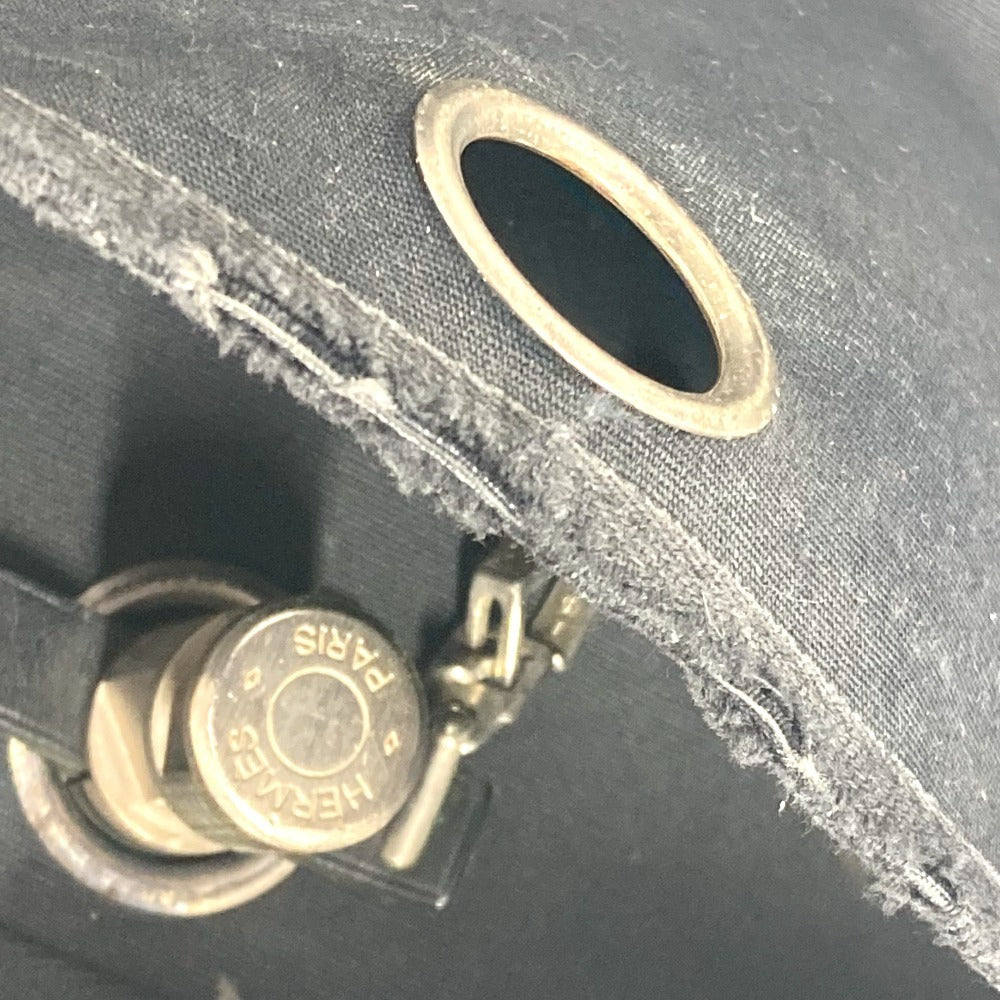 HERMES エールバッグアドPM ハンドバック カバン トートバッグ ハンドバッグ レザー/キャンバス ユニセックス ブラック - brandshop-reference