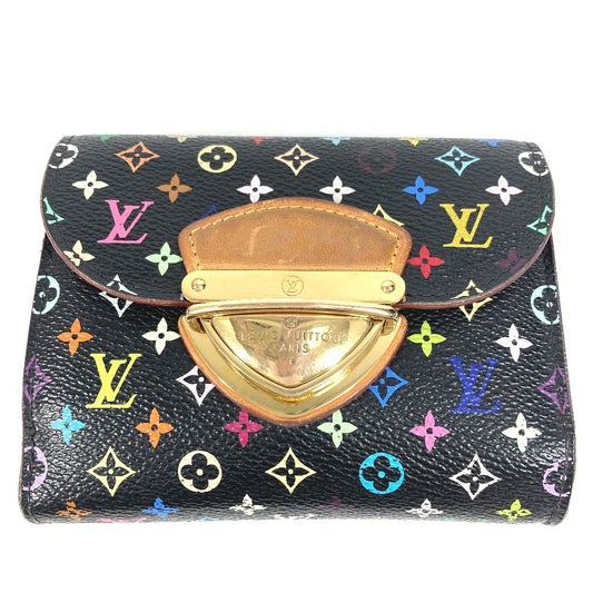 LOUIS VUITTON M60282 モノグラムマルチカラー ポルトフォイユジョイ コンパクトウォレット 3つ折り財布 モノグラムマルチカラーキャンバス レディース グルナード ピンク - brandshop-reference