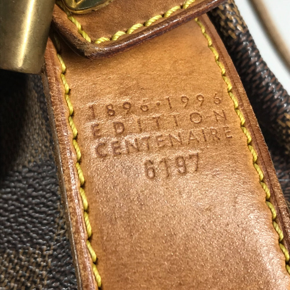 LOUIS VUITTON N99037 Damier Colombine Tote Bag Shoulder 100th Anniversary Shoulder Bag Damier Canvas Women's Ebene Brown