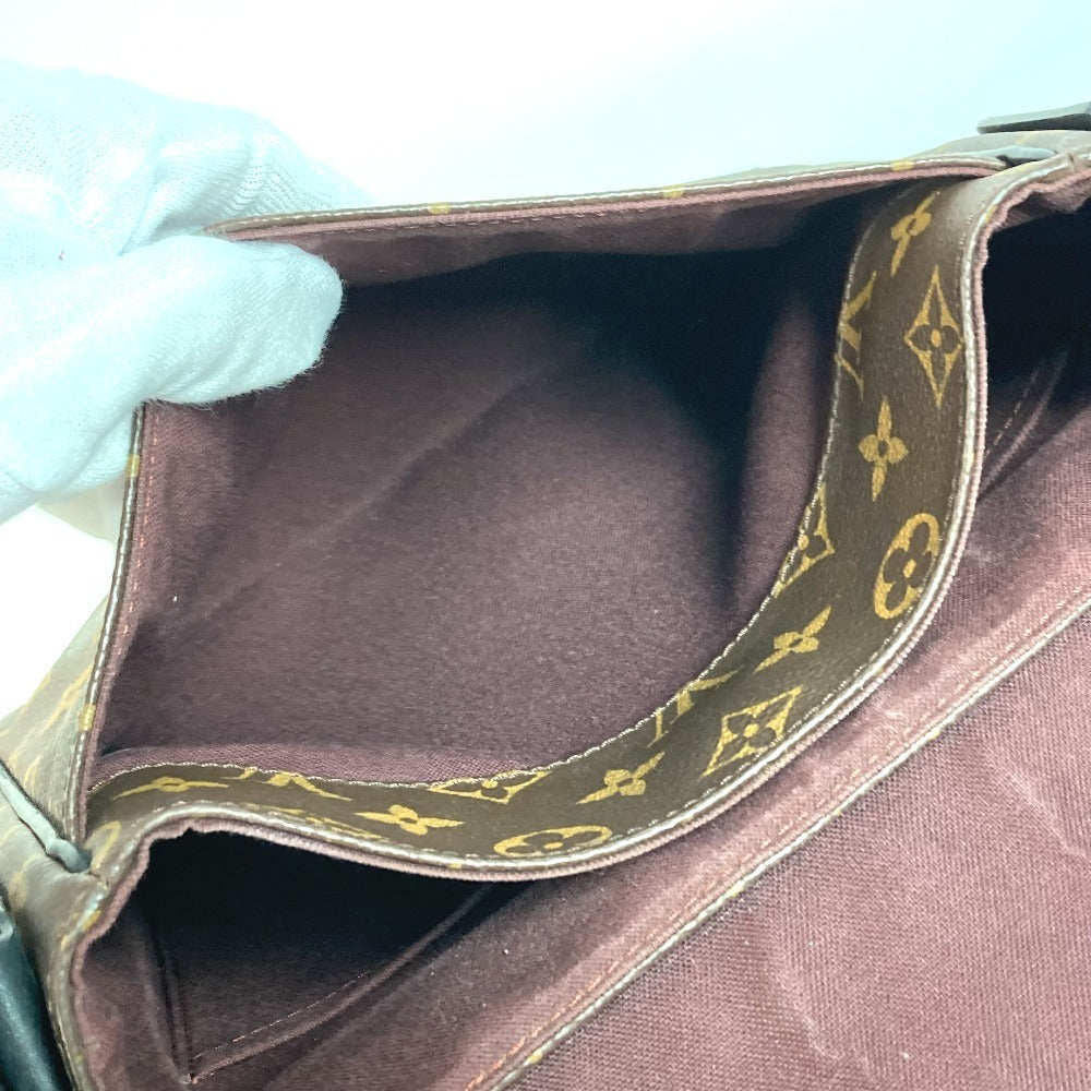 LOUIS VUITTON M40935 モノグラムマカサー ディストリクト PM ディストリクトPM カバン フラップ 斜め掛け メッセンジャーバッグ ショルダーバッグ モノグラムマカサーキャンバス ユニセックス ブラウン