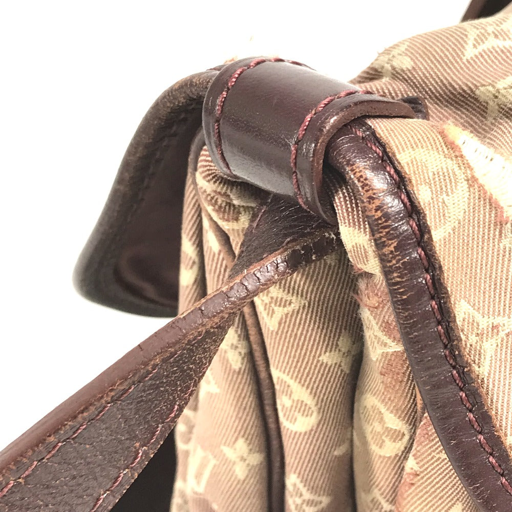 LOUIS VUITTON M40669 MonogramIdylle Saumur PM Saumur PM Flap bag Crossbody Shoulder Bag MonogramIdylle sepia wine-red Used