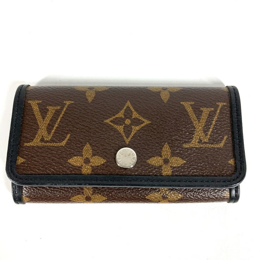 LOUIS VUITTON M60165 Monogram Macassar Multicle 6 Estuche para llaves de 6 llaves Monogram Macassar Canvas Unisex Marrón
