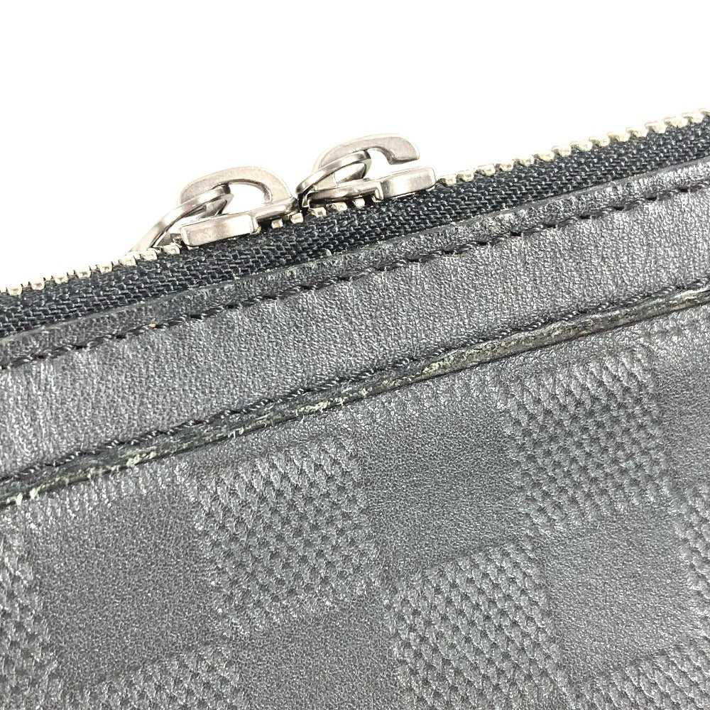 Louis vuitton n41201 damier infini calypso mm calypso mm beg crossbody messenger beg bahu beg damier infini kulit unisex onyx hitam