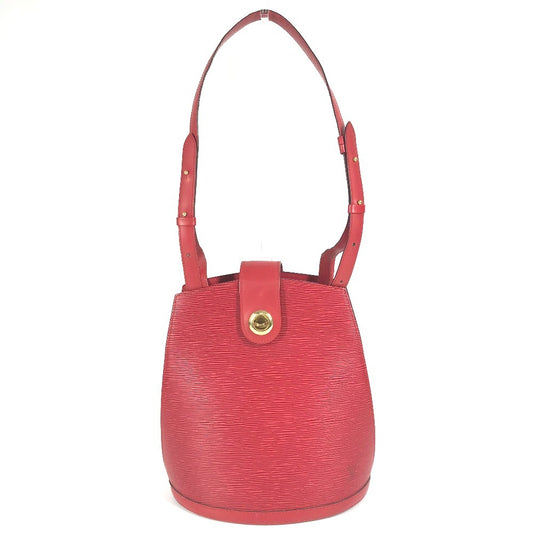 LOUIS VUITTON M52257 Epi Cluny Shoulder Bag, Unisex, Epi Leather, Castilian Red
